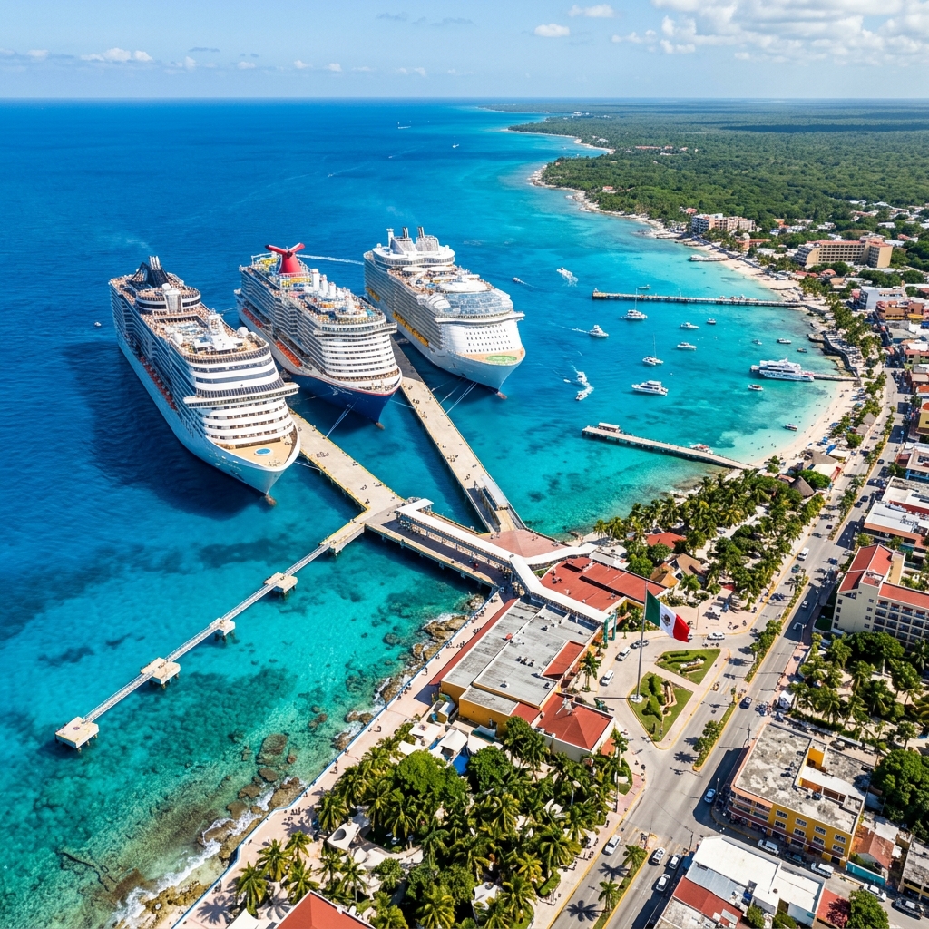 Cozumel Cruise Port terminal area